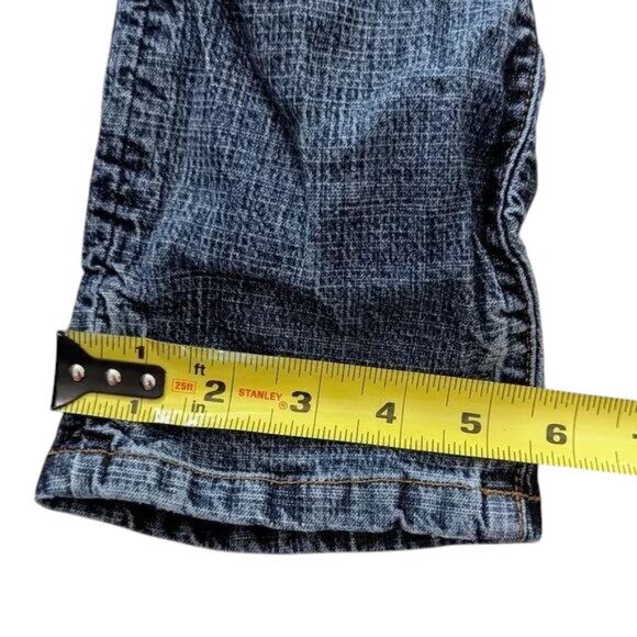 Bebe Size 25 Vintage Skinny Stretch Jeans Rouched leg - Picture 6 of 8